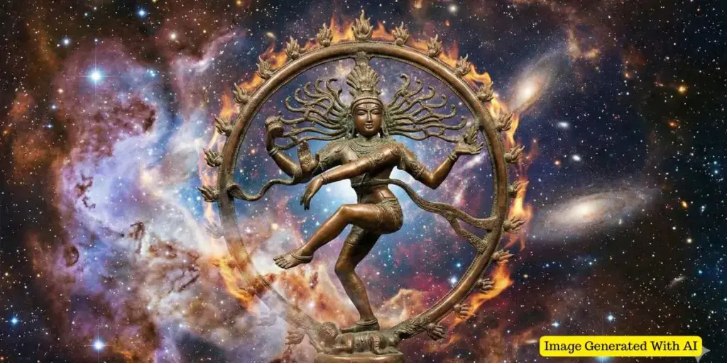 Lord Shiva as Nataraja performing the cosmic dance, symbolizing the divine dance associated with Perur Arulmigu Pateeswaraswamy Temple