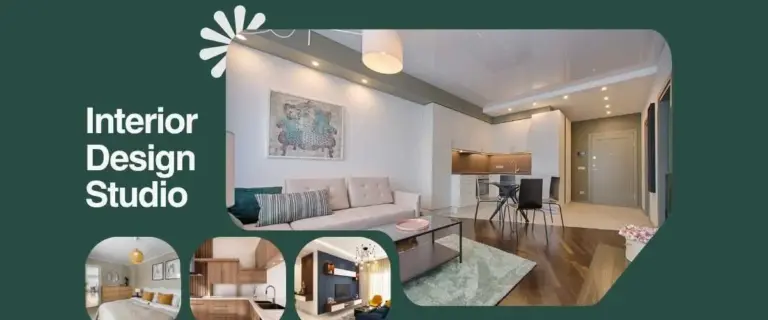 Interior design studio showcase with modern living room, modular kitchen, bedroom and TV unit designs in Coimbatore