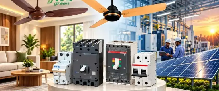 Lucas TVS Green BLDC fans, Eaton electrical products and ABB solar energy solutions distributor in Coimbatore